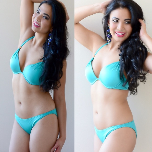 Victoria Secret Turquoise Swimsuit - Picture 8 of 8